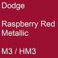 Preview: Dodge, Raspberry Red Metallic, M3 / HM3.